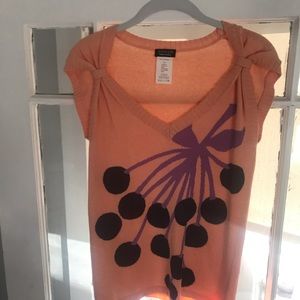 Vintage Sonia Rykiel short sleeve sweater.